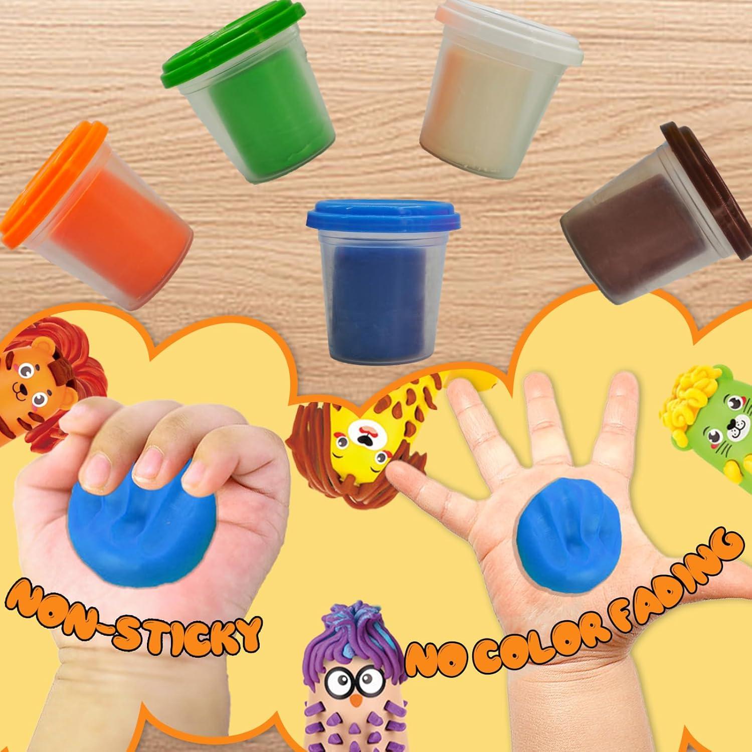 Juego de Plastilina de Peluquería GOVOY 20 Piezas Animales