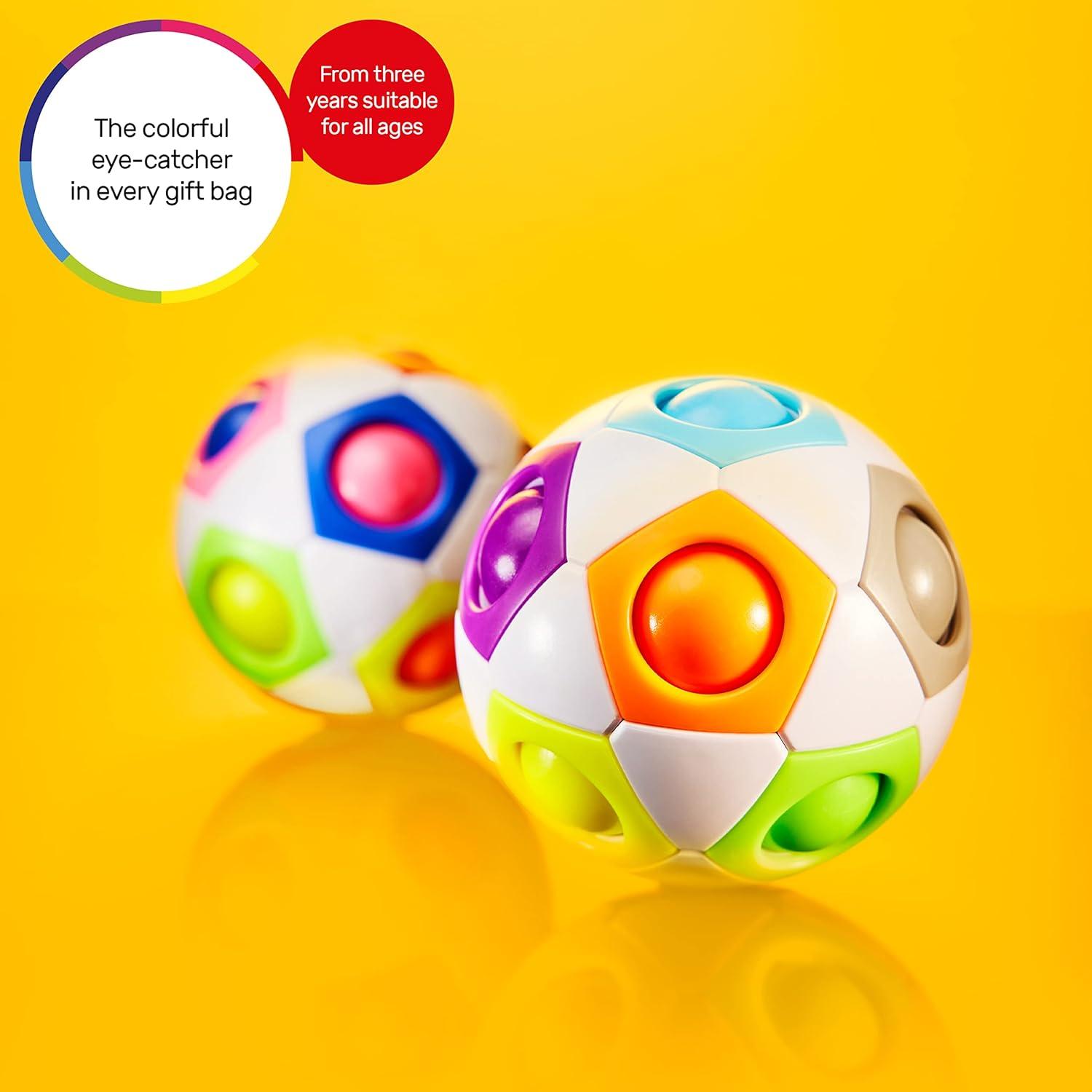 CUBIDI® Bola Arcoíris Original - Rompecabezas 3D para Niños 6-10 Años