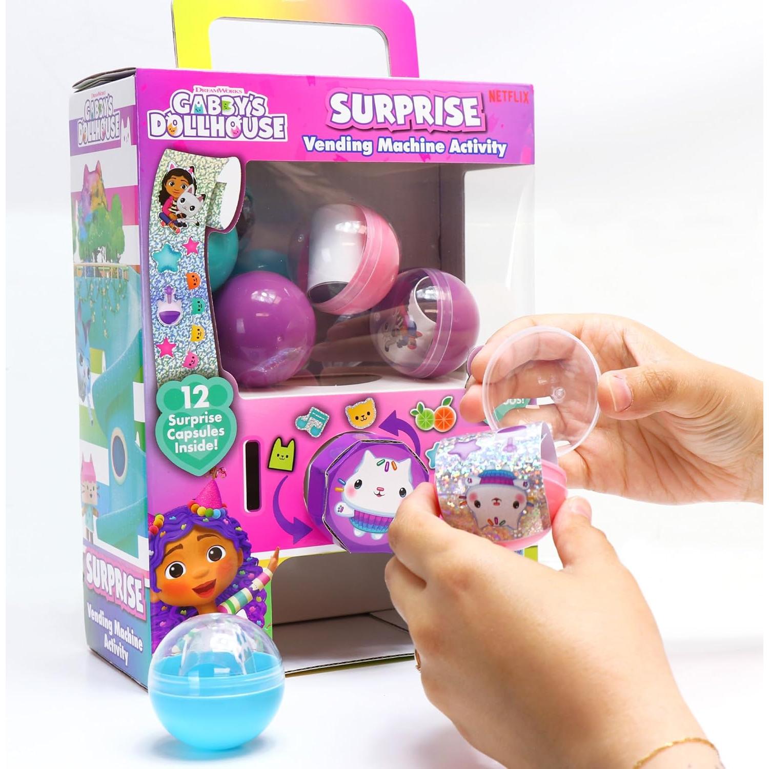 Máquina Expendedora Sorpresa Gabby's Dollhouse 25 Piezas