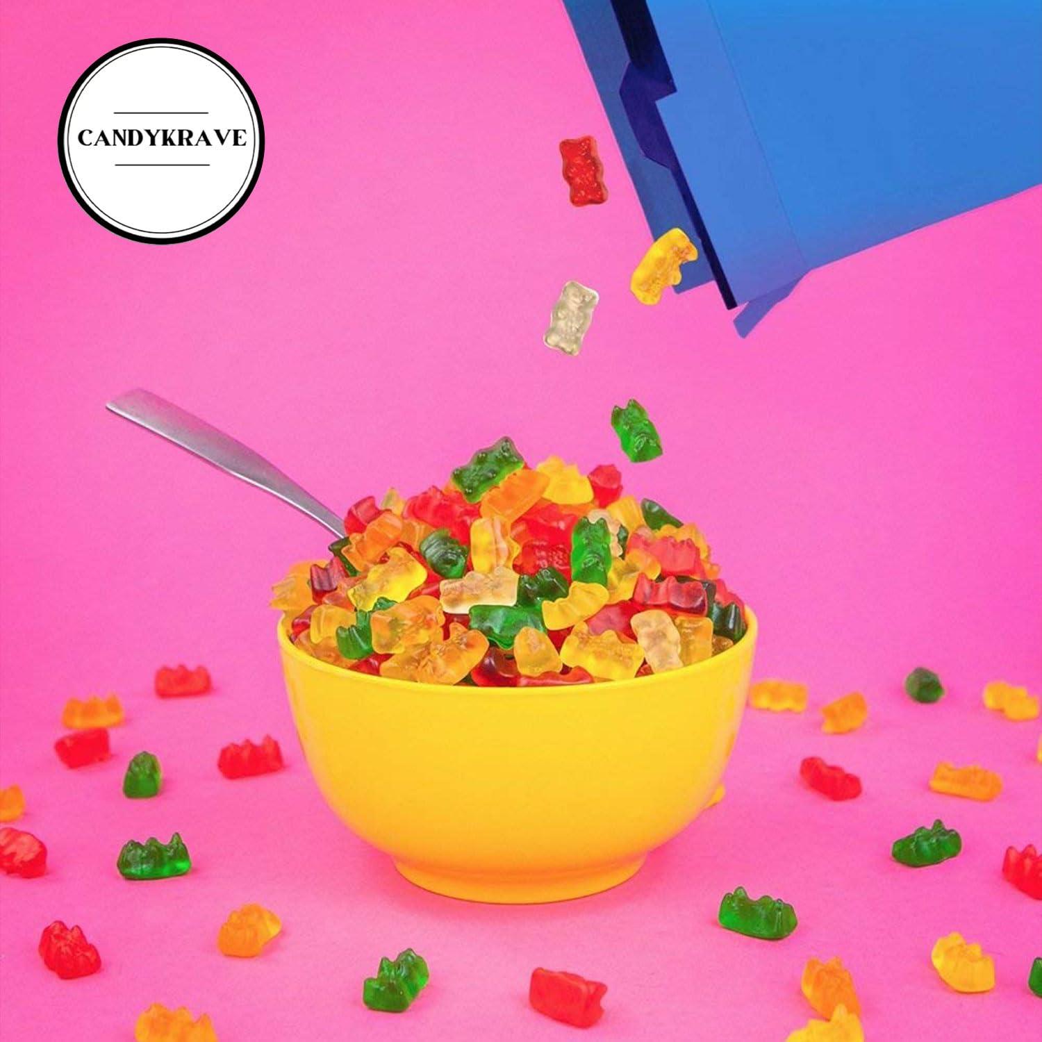 Oso de Oro Gummy Candy CandyKrave - 5 Sabores Frutales 0.91 kg