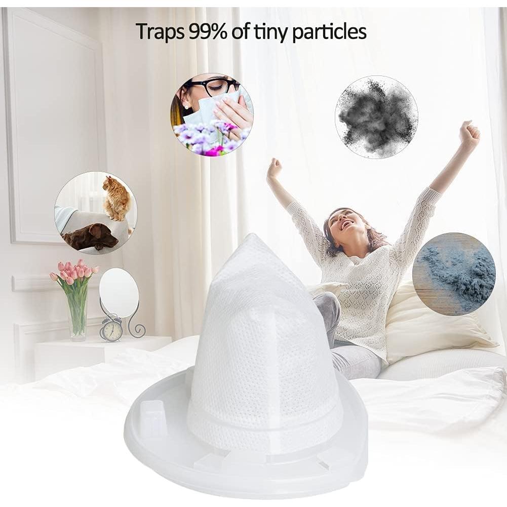 Paquete de 4 Filtros de Reemplazo Black+Decker VF110