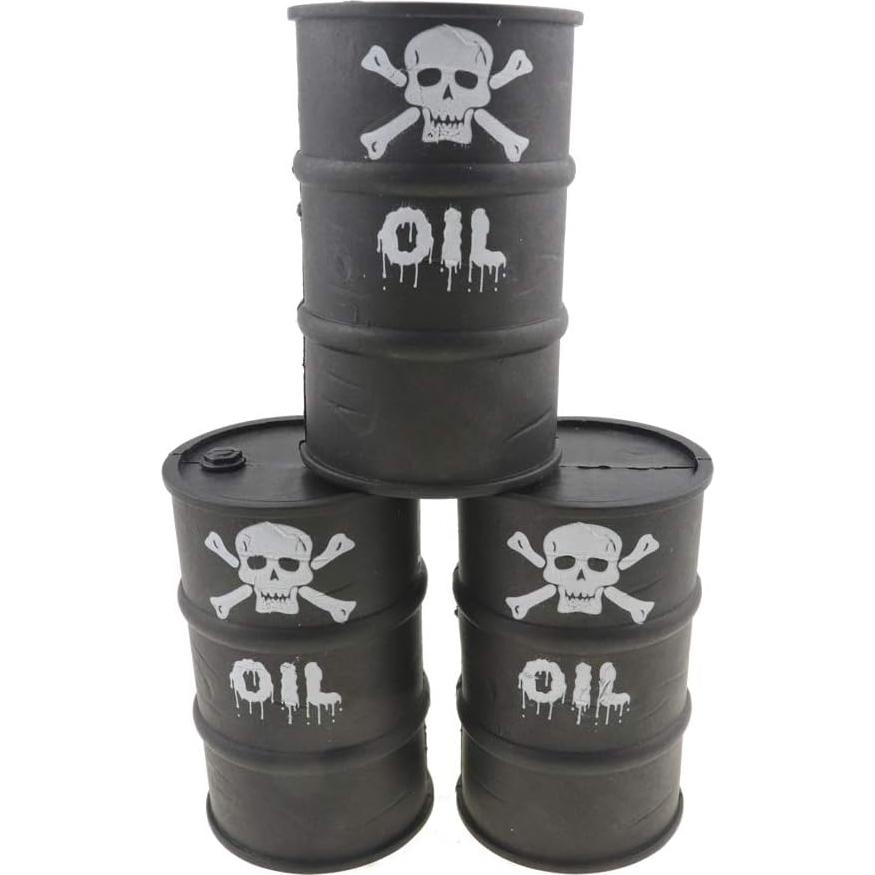 Barril de Combustible Huwaimi para Coche RC 1/10 - Negro