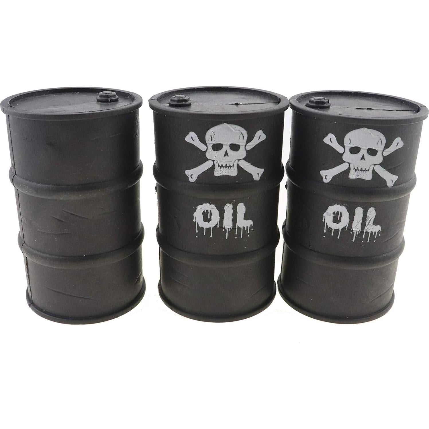 Barril de Combustible Huwaimi para Coche RC 1/10 - Negro