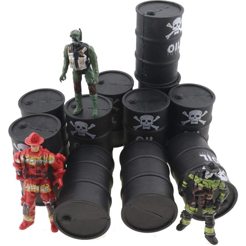 Barril de Combustible Huwaimi para Coche RC 1/10 - Negro