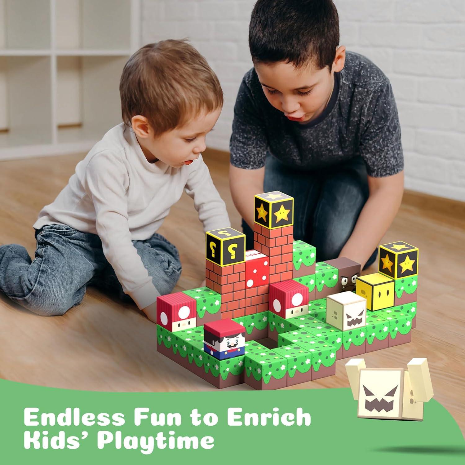 Bloques Magnéticos Creativos Dufvrpe 48PCS 2.54cm para Niños