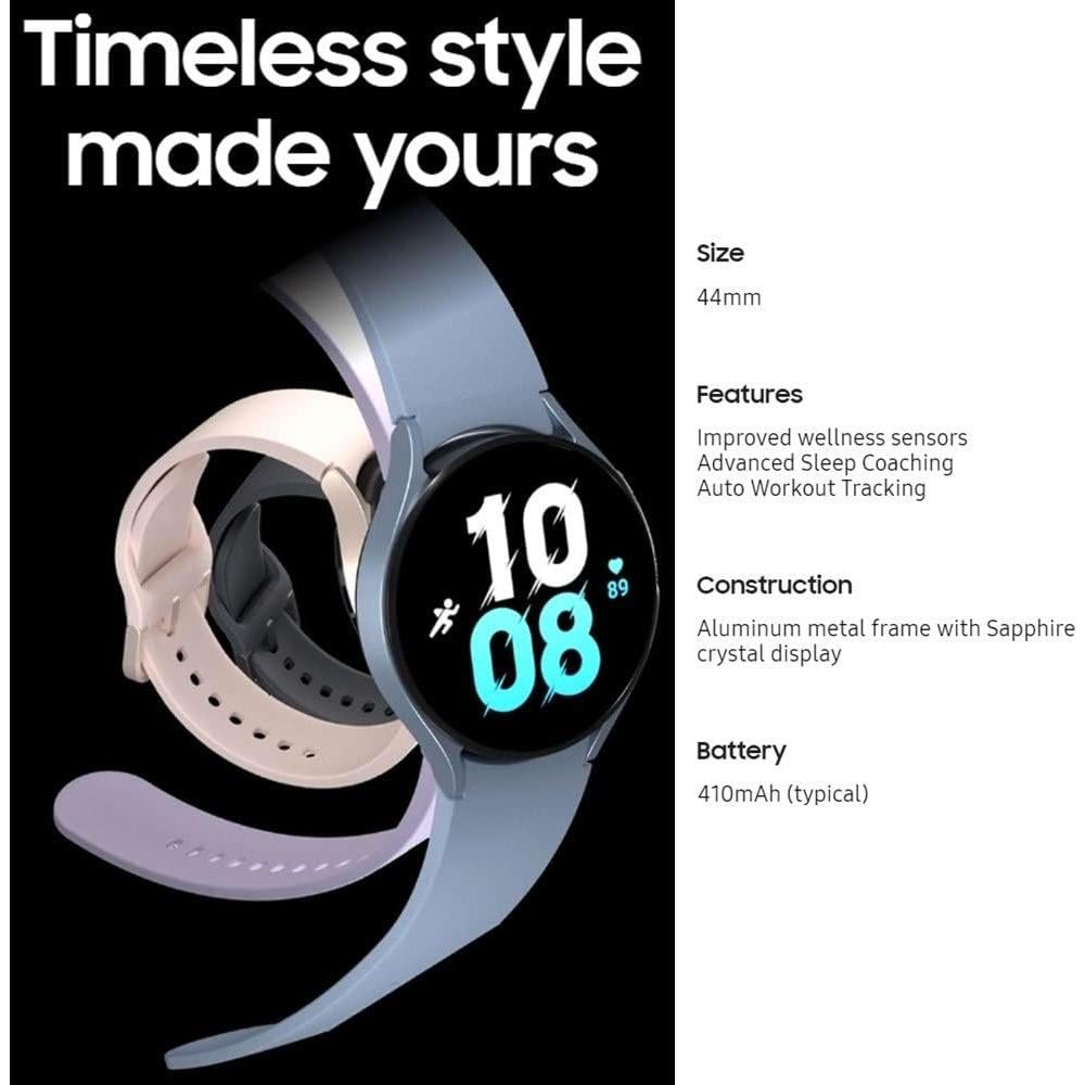 Reloj Inteligente Samsung Galaxy Watch 5 44mm GPS Bluetooth