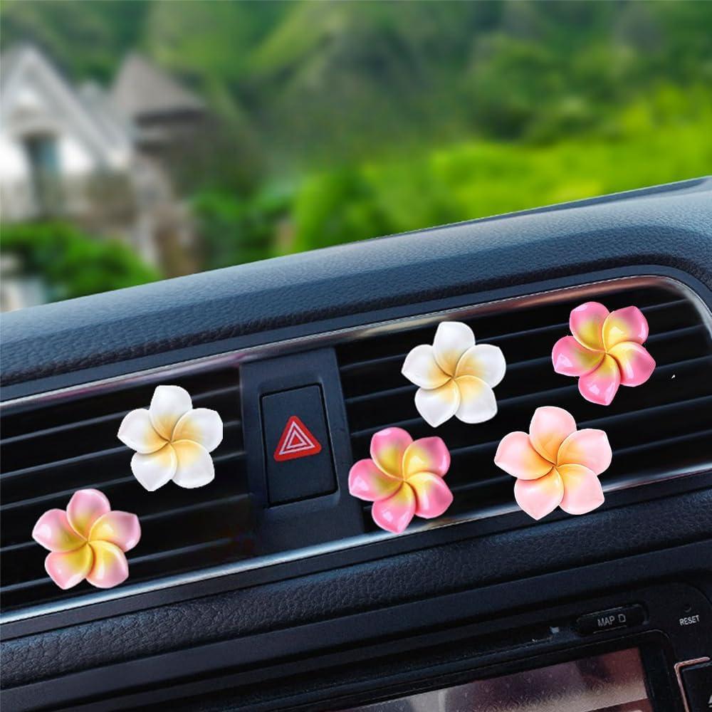 6 Clips Ambientador de Aire para Auto UPCSKDA Flor de Huevo