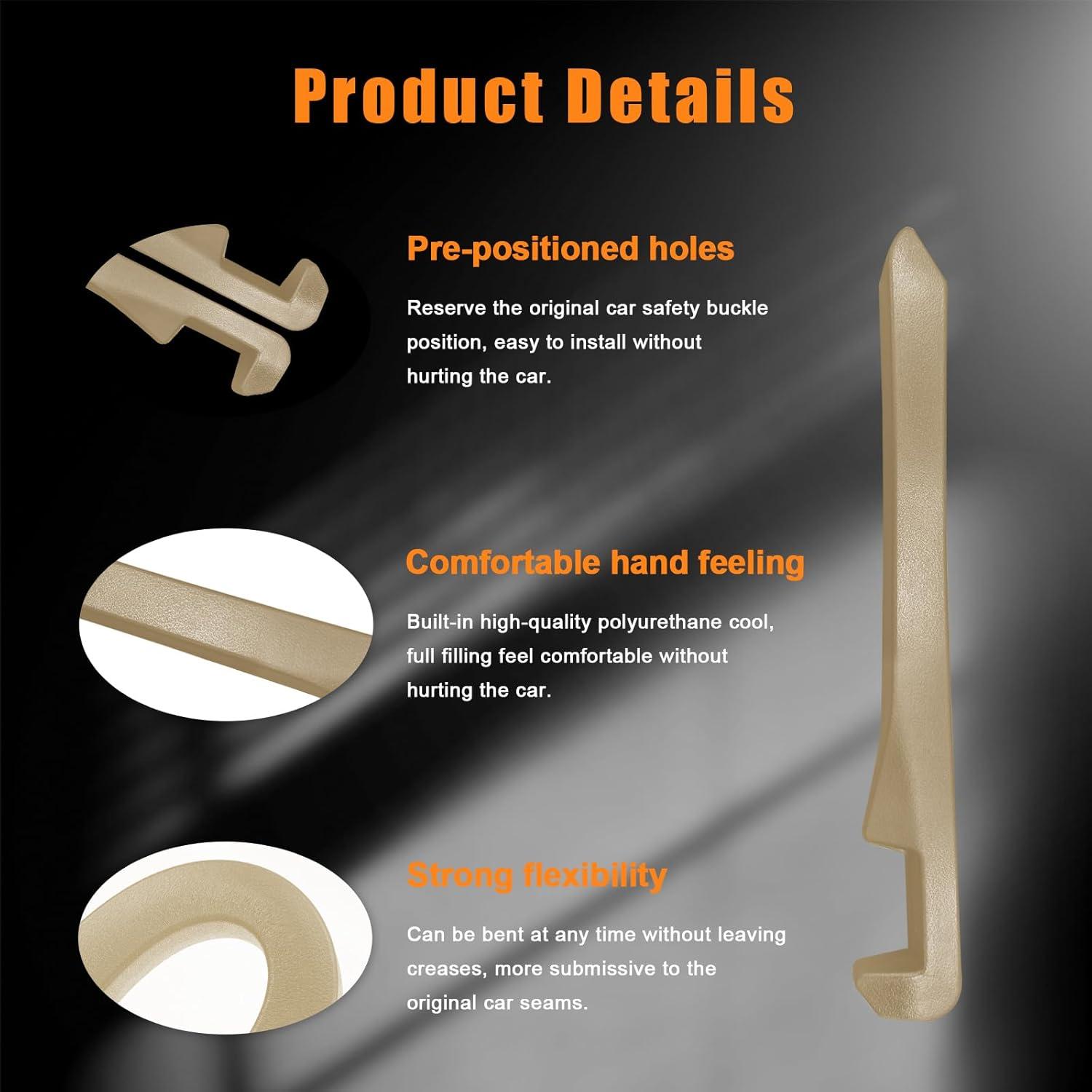 Relleno de Espacio entre Asientos de Coche Suvnie Beige 40x5.5cm