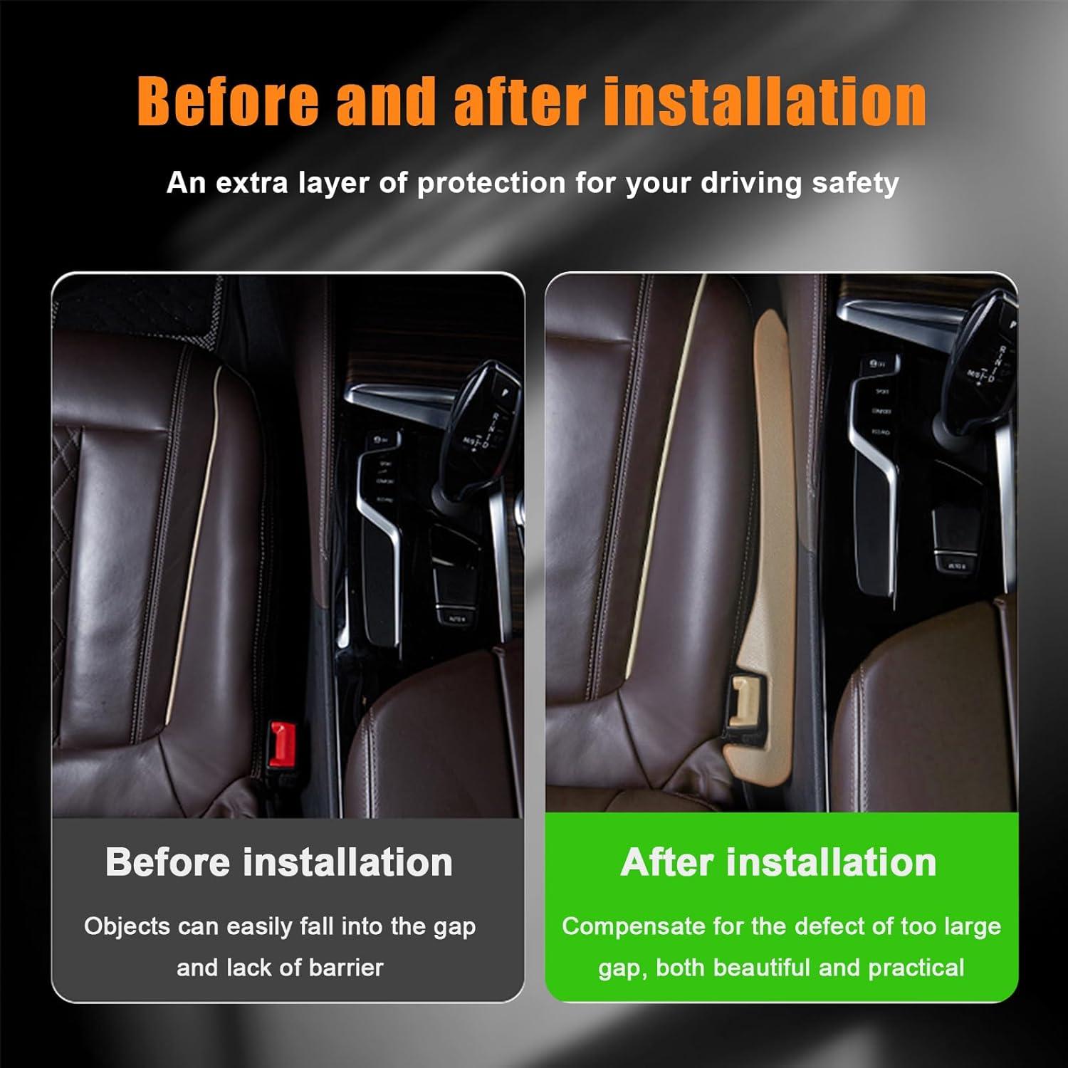 Relleno de Espacio entre Asientos de Coche Suvnie Beige 40x5.5cm