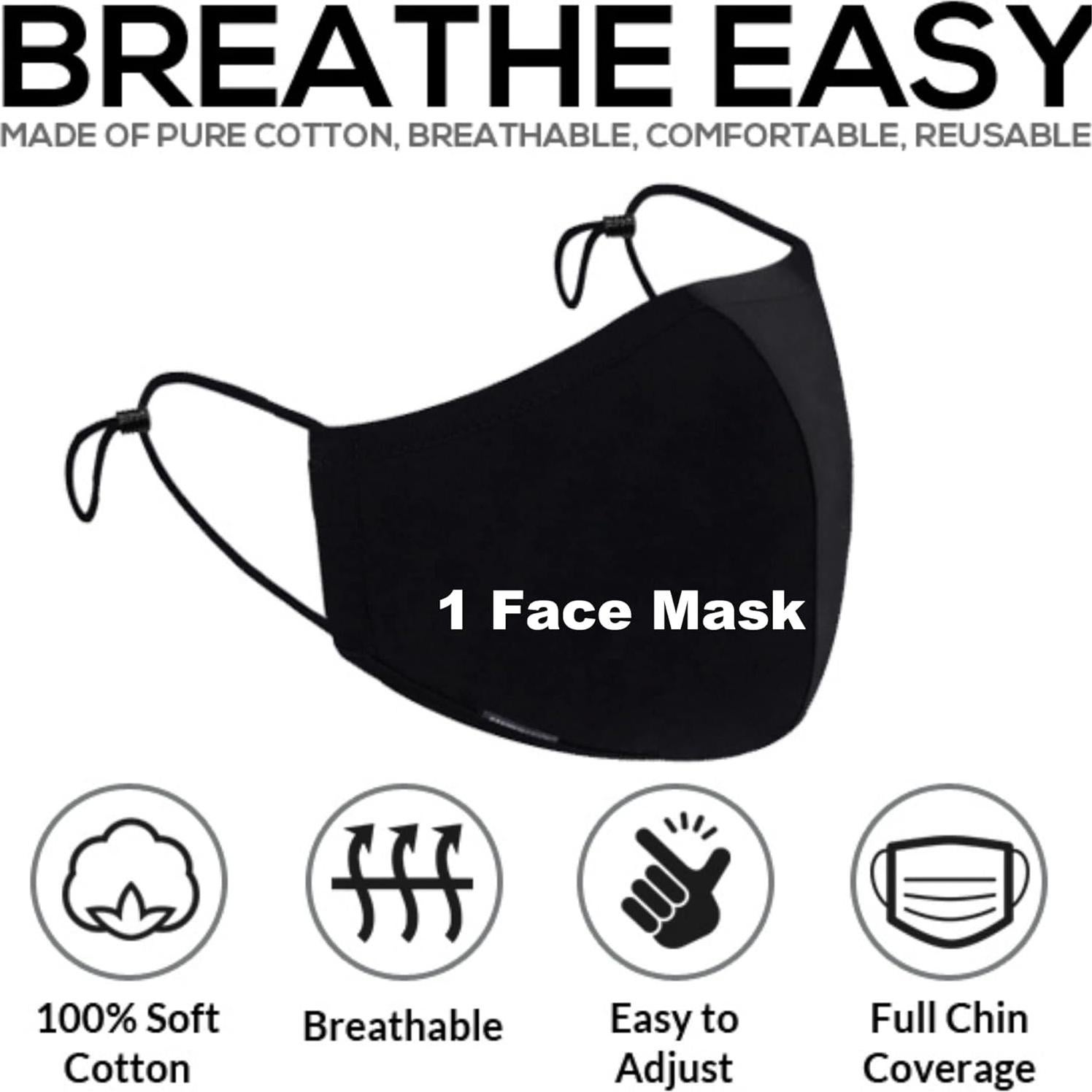 Mascarillas Negras Desechables 3 Capas Cozzi Crafts 100 Pk