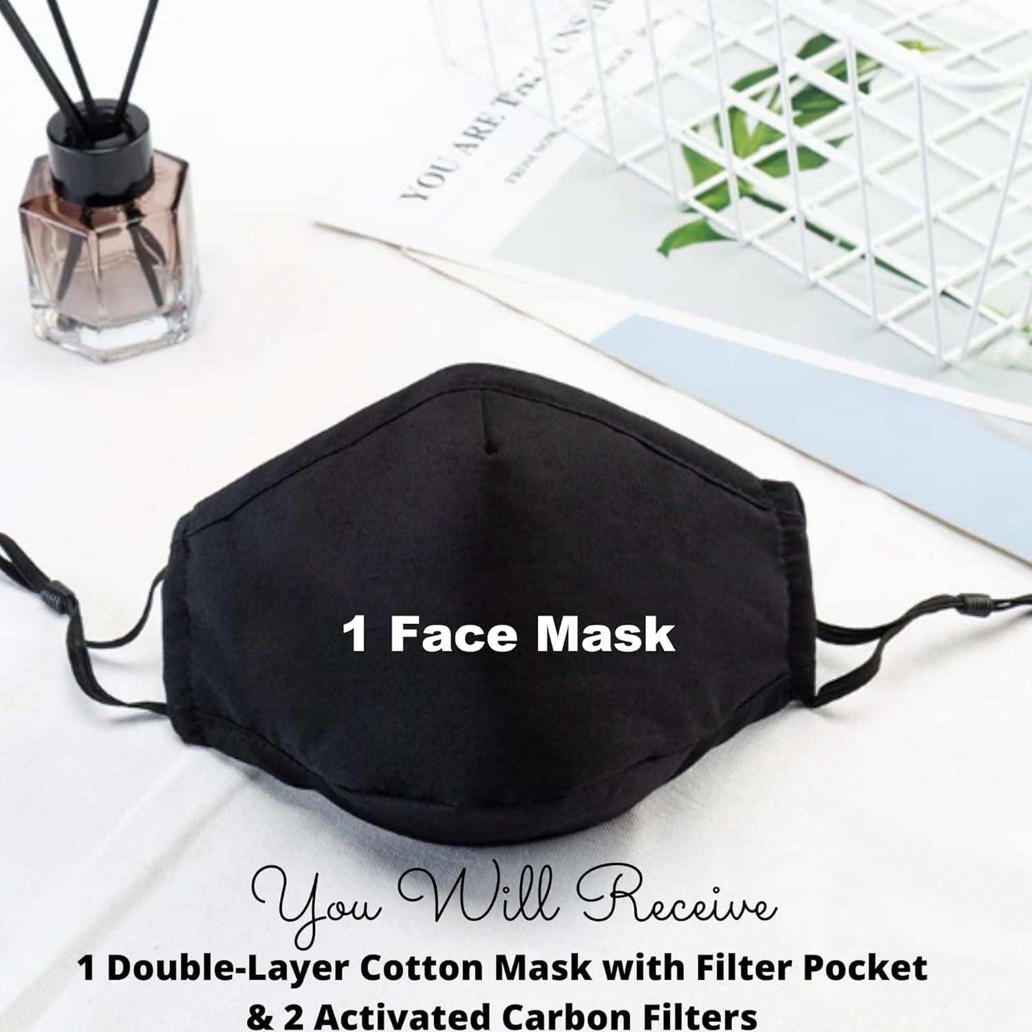 Mascarillas Negras Desechables 3 Capas Cozzi Crafts 100 Pk