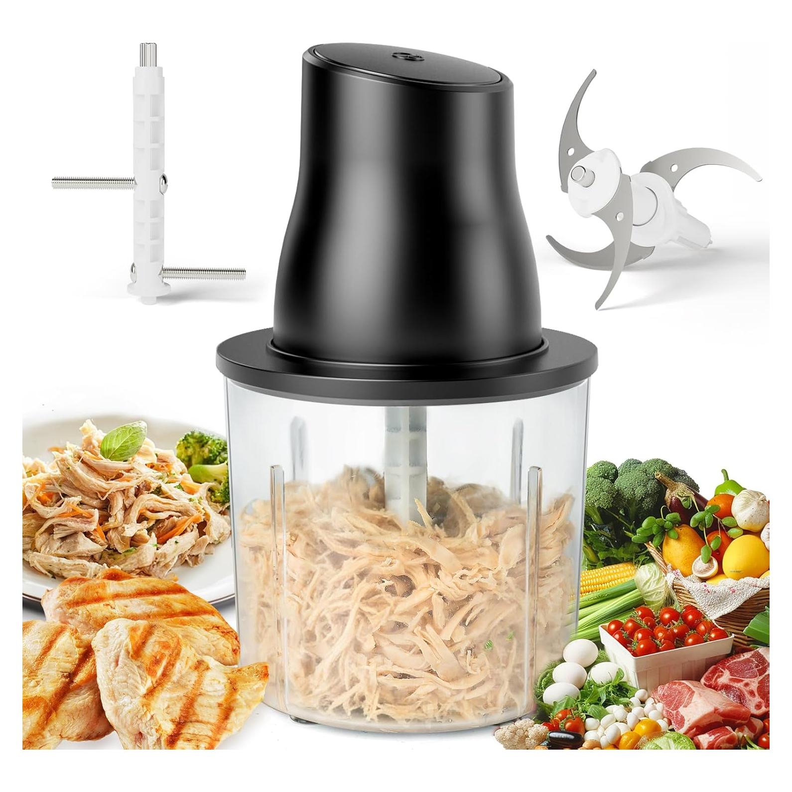 Desgarrador de Pollo Eléctrico Furnovo 250W 2L Acero Inoxidable