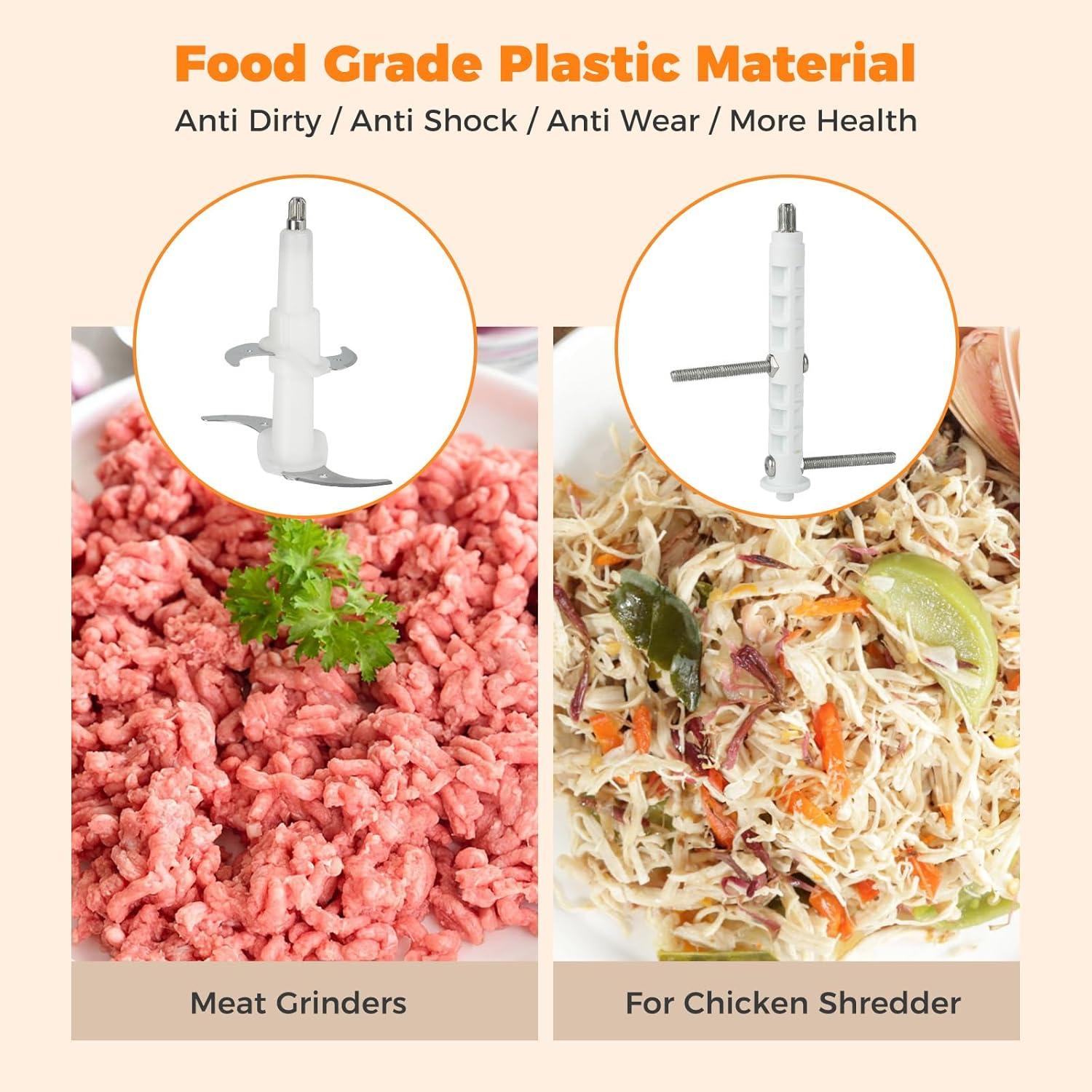 Desgarrador de Pollo Eléctrico Furnovo 250W 2L Acero Inoxidable