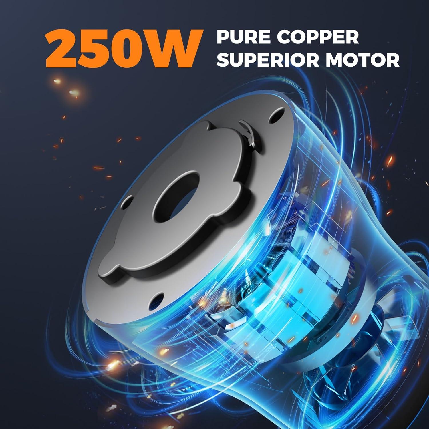 Desgarrador de Pollo Eléctrico Furnovo 250W 2L Acero Inoxidable