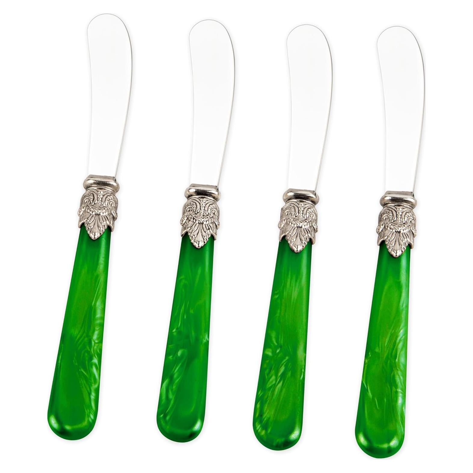 Juego de 4 cuchillos para untar CATHYLIN REVERIE acero inoxidable