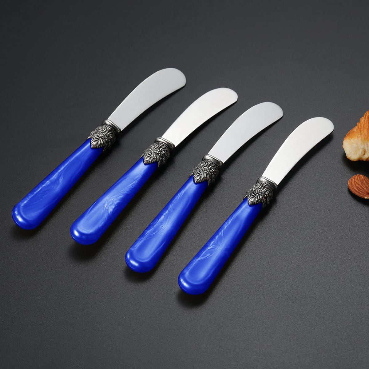 Juego de 4 cuchillos para untar CATHYLIN REVERIE acero inoxidable