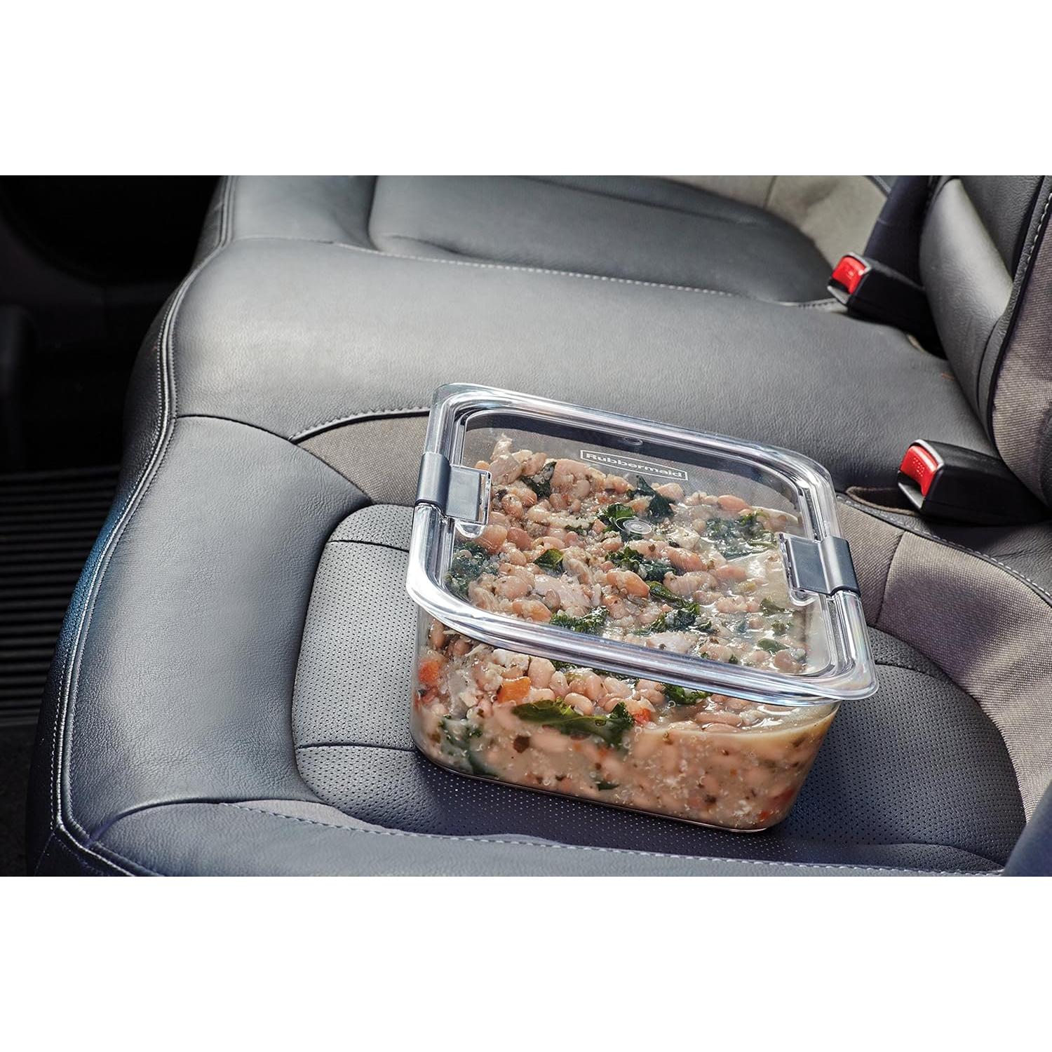 Contenedor de Almacenamiento Rubbermaid Brilliance 4.54L Hermético - Paquete de 2