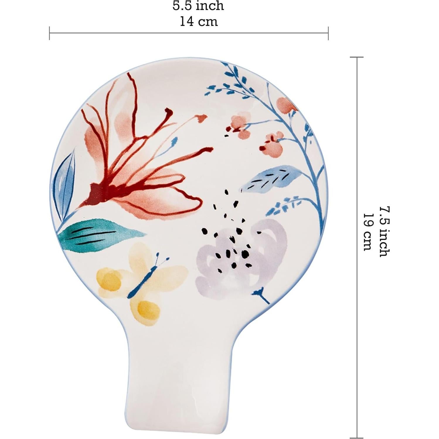 Soporte para cuchara Bico Blossom Symphony cerámica 14x19cm