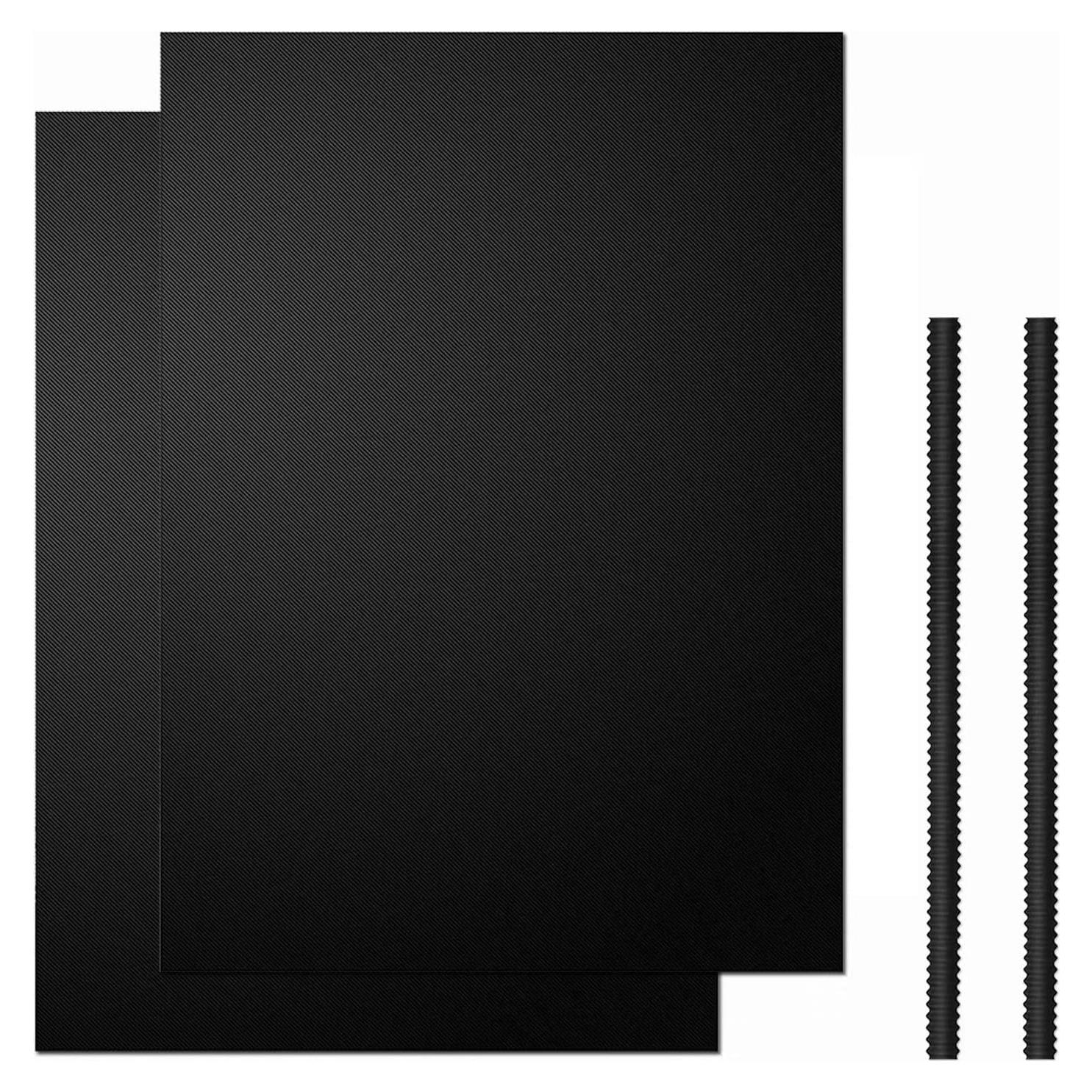 Paquete de 2 Tapetes para Horno LokiLux 40.64x60.96cm + 2 Protectores de Silicona