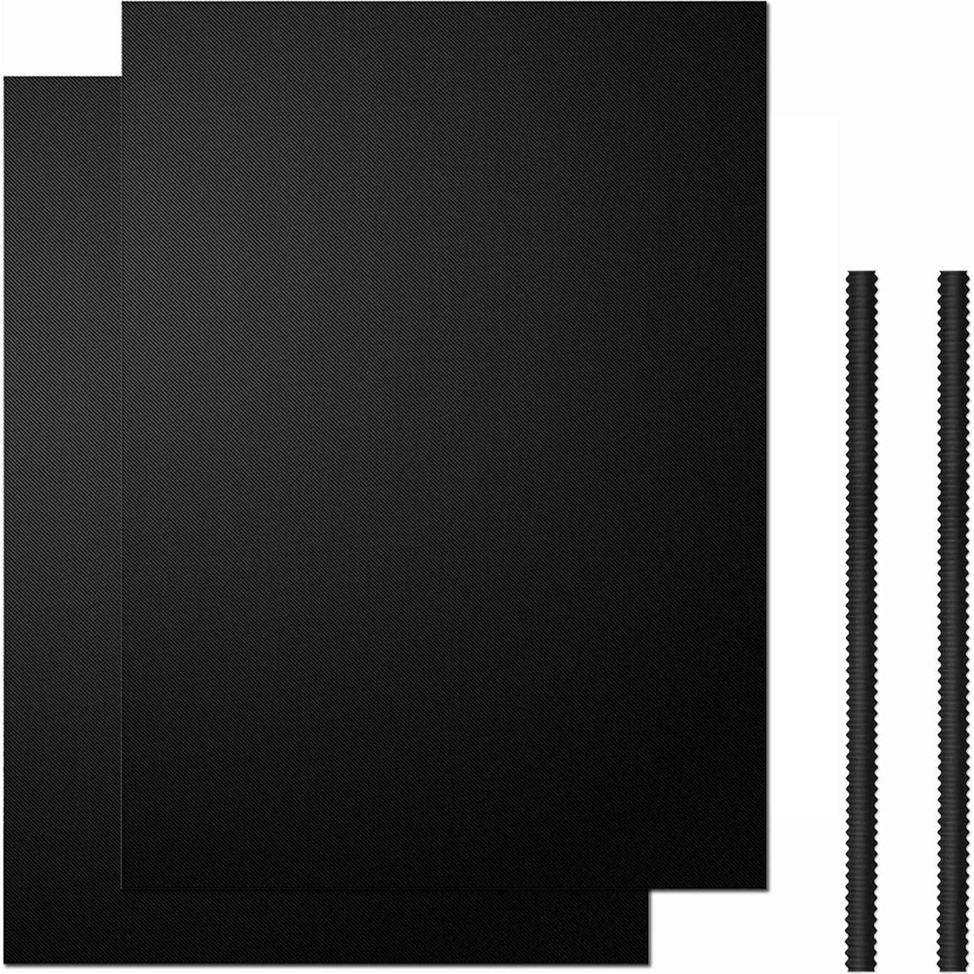 Paquete de 2 Tapetes para Horno LokiLux 40.64x60.96cm + 2 Protectores de Silicona