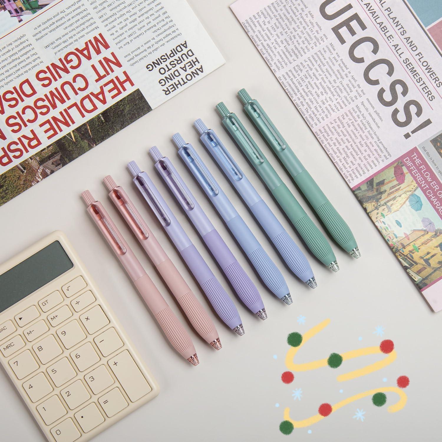 Bolígrafos de Gel Linbsunne 0.5mm Tinta Negra Retráctiles (12 unidades)