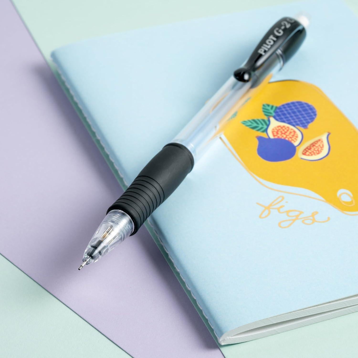 Lápices Mecánicos Pilot G2 0.5mm HB Transparente Paquete 2