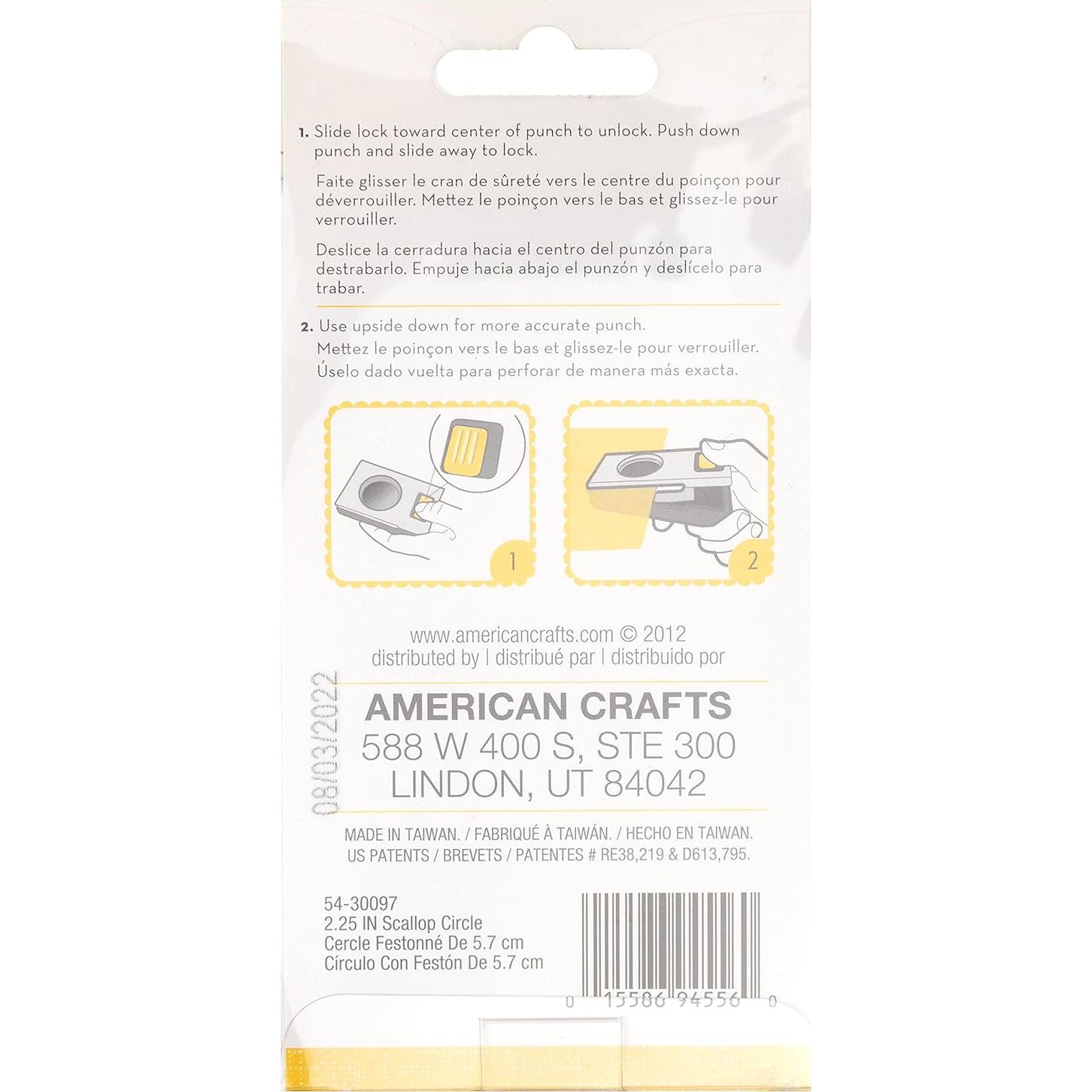 Troquel de Círculo con Bisel Grande EK Tools 5.72 cm