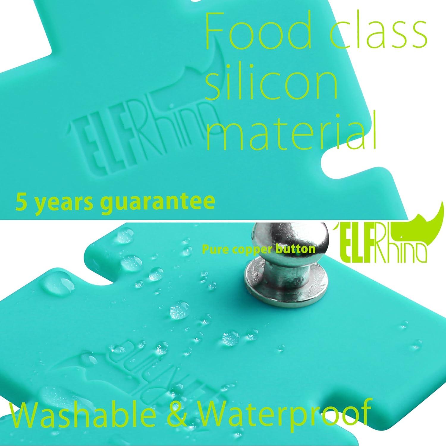 Organizador de Auriculares ELFRhino Silicona Azul 5cm