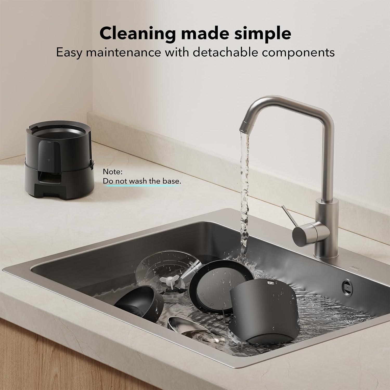 Dispensador Automático de Comida PETLIBRO 2L Wi-Fi Negro