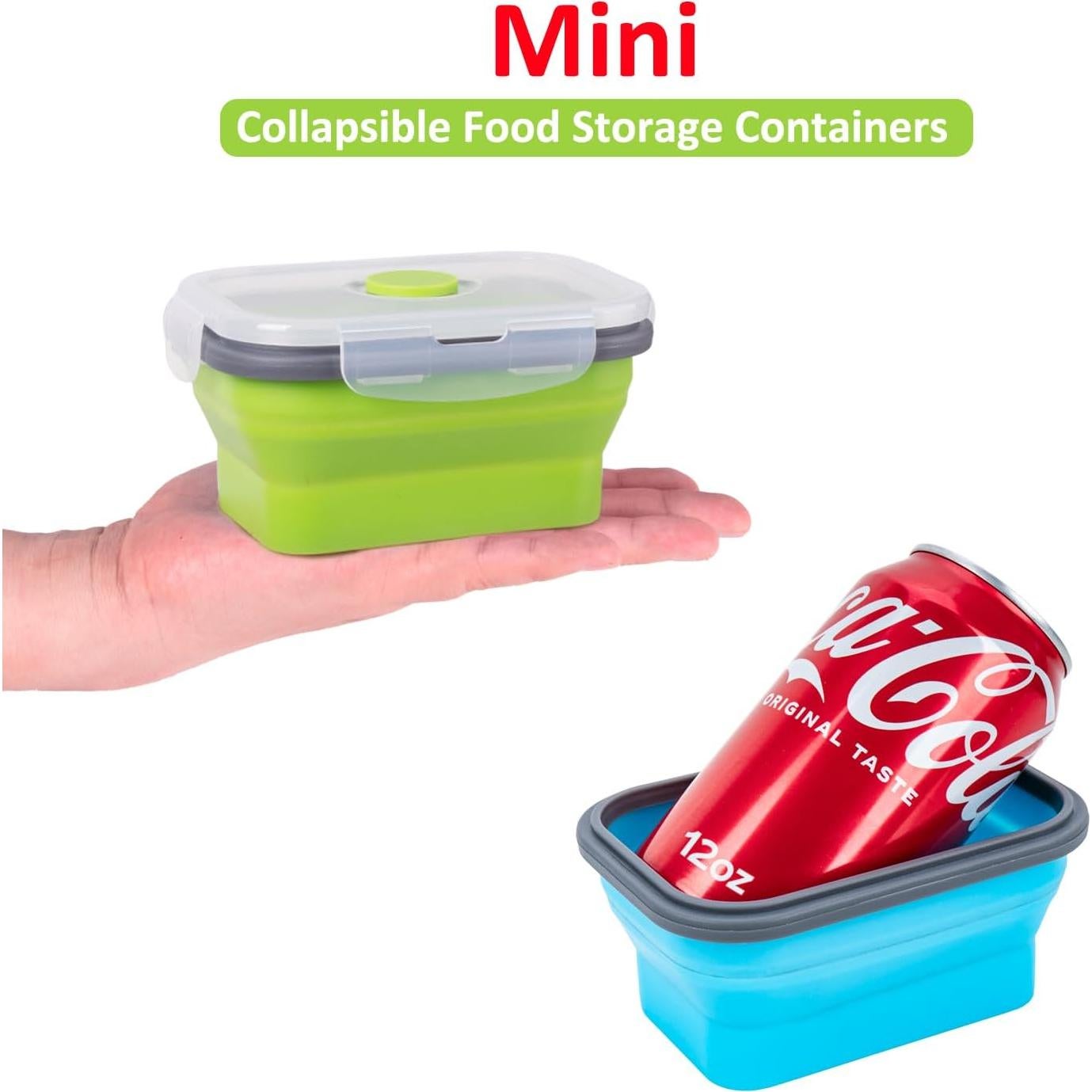 Contenedores de Almacenamiento Plegables Annaklin 350 ml - Juego de 4