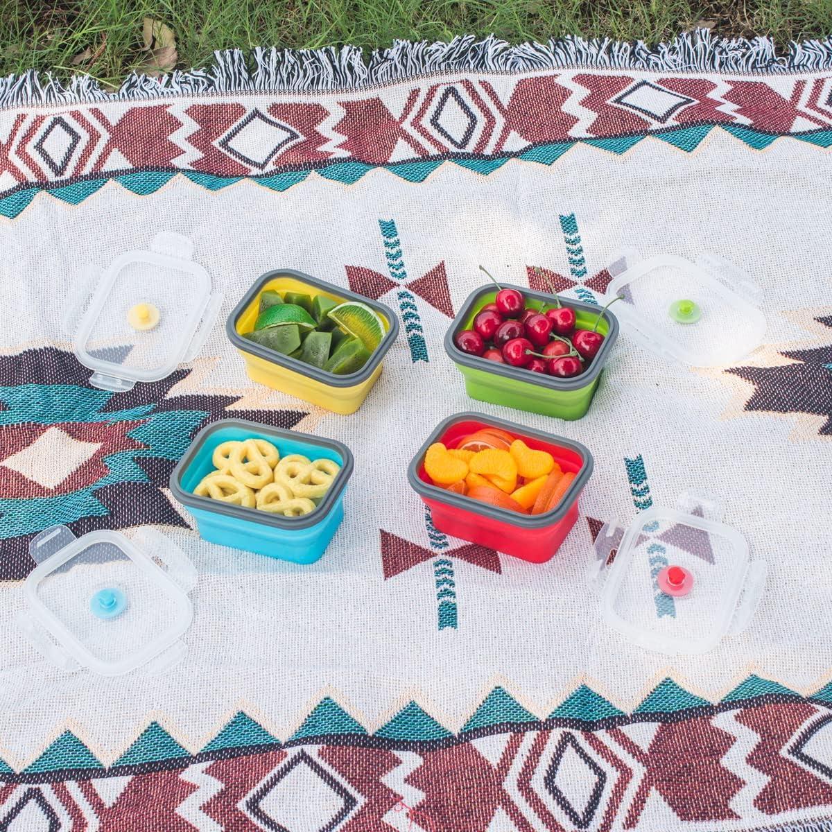 Contenedores de Almacenamiento Plegables Annaklin 350 ml - Juego de 4