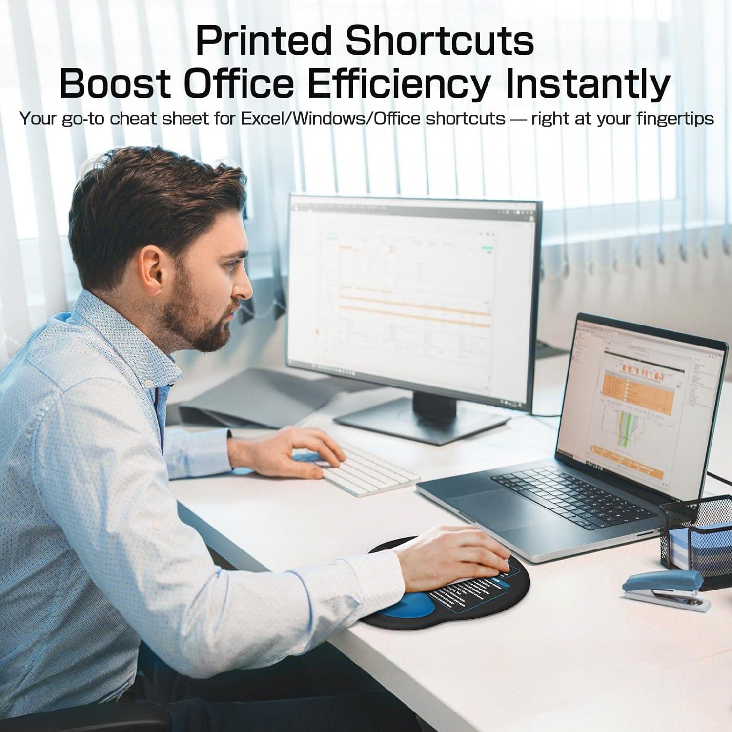 Alfombrilla de Mouse Ergonómica Senetem con Reposamuñecas