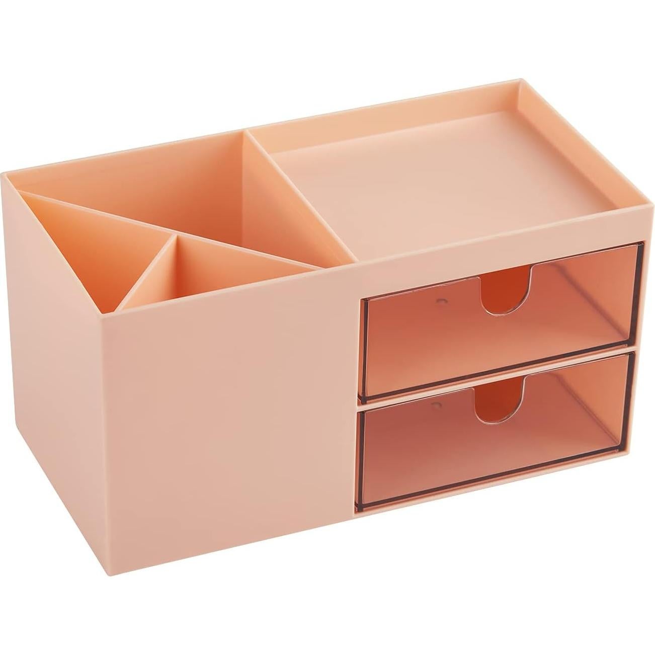 Organizador de Escritorio LETURE Rosa con Cajón 6 Compartimentos