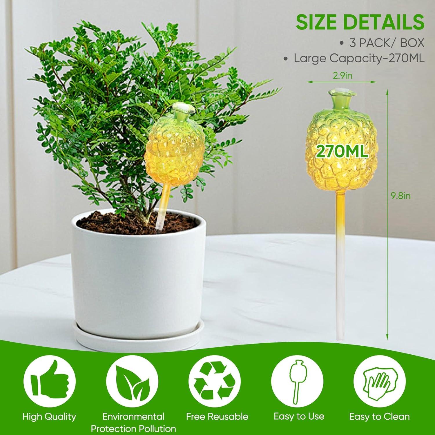 Esferas de Riego DDMY 270ML para Plantas - 3 Paquete