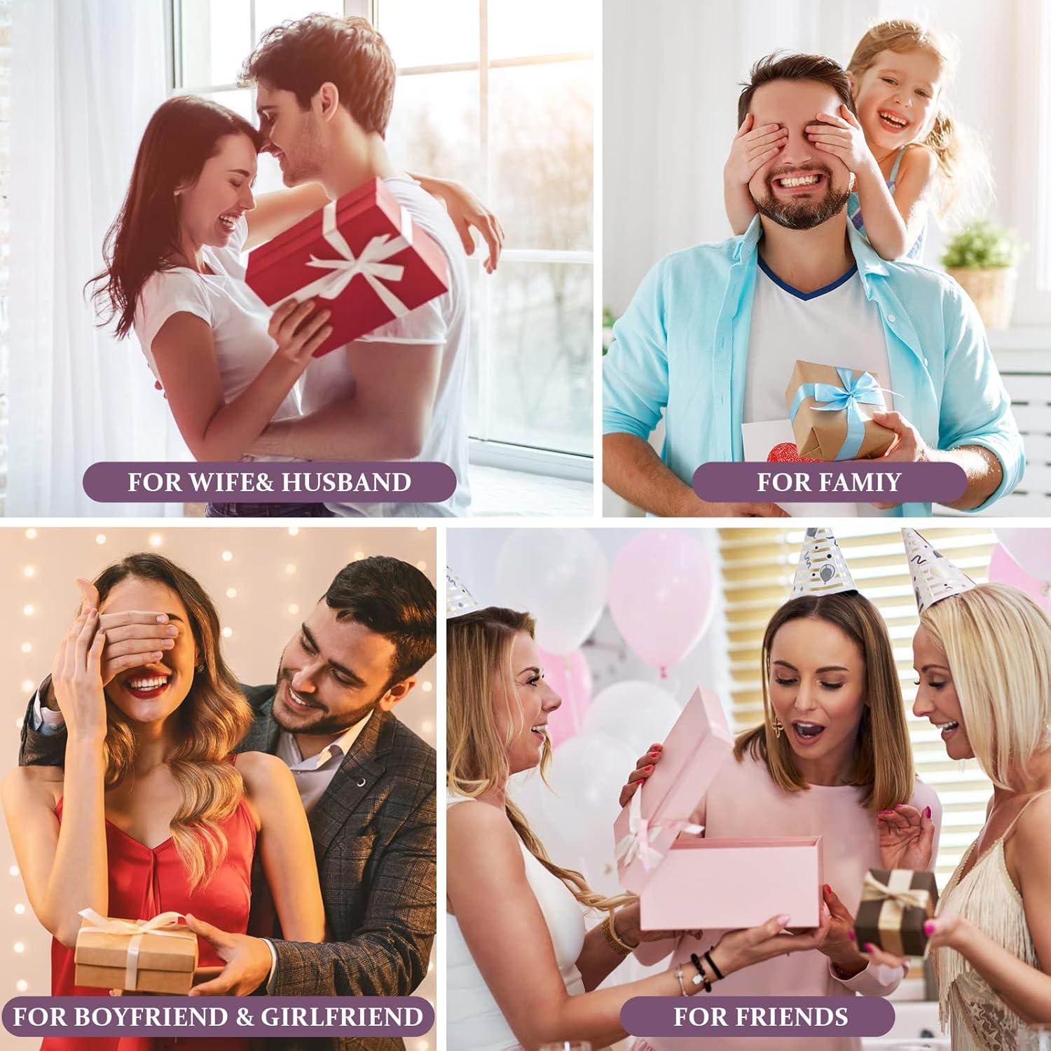 Billetera de Cuero Ultra Delgado URAQT con Bloqueo RFID - Marrón