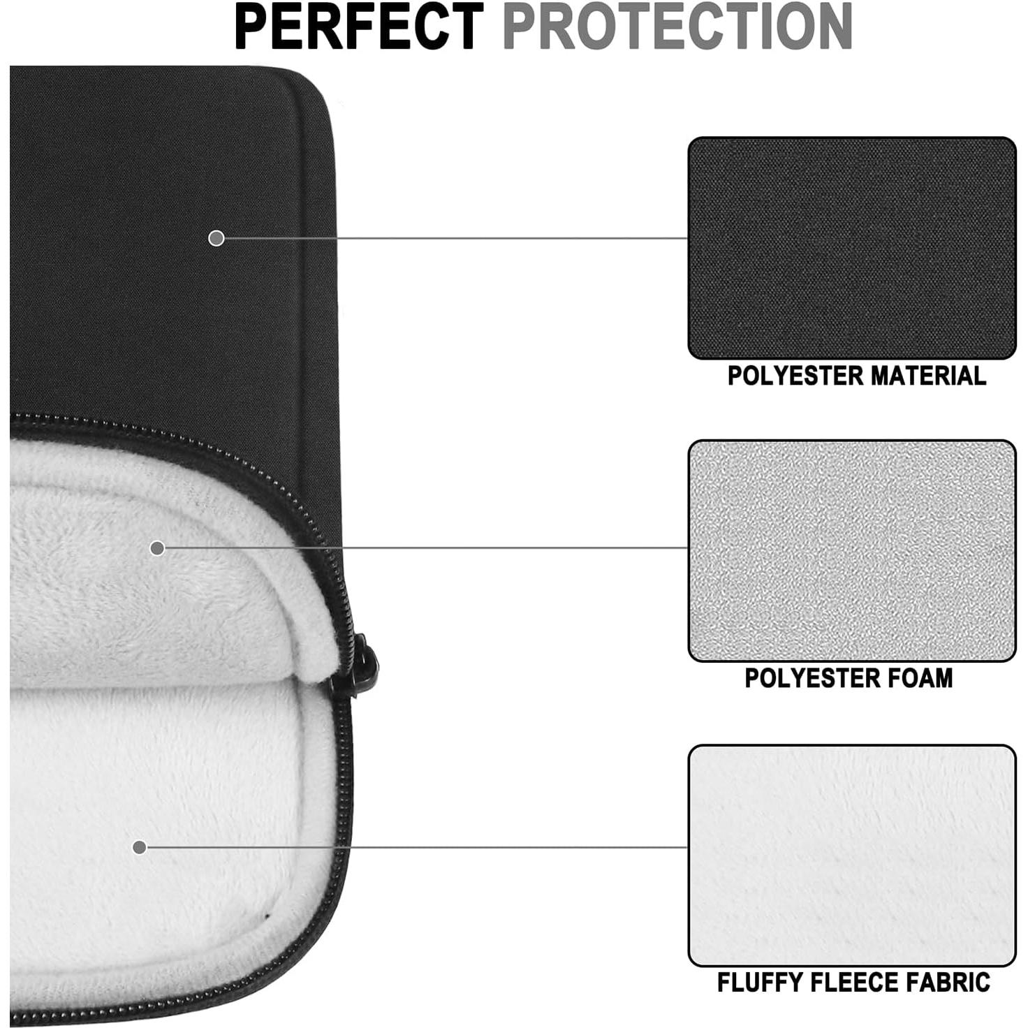 Funda para Laptop ANTERK 13.3" Negra a Prueba de Golpes