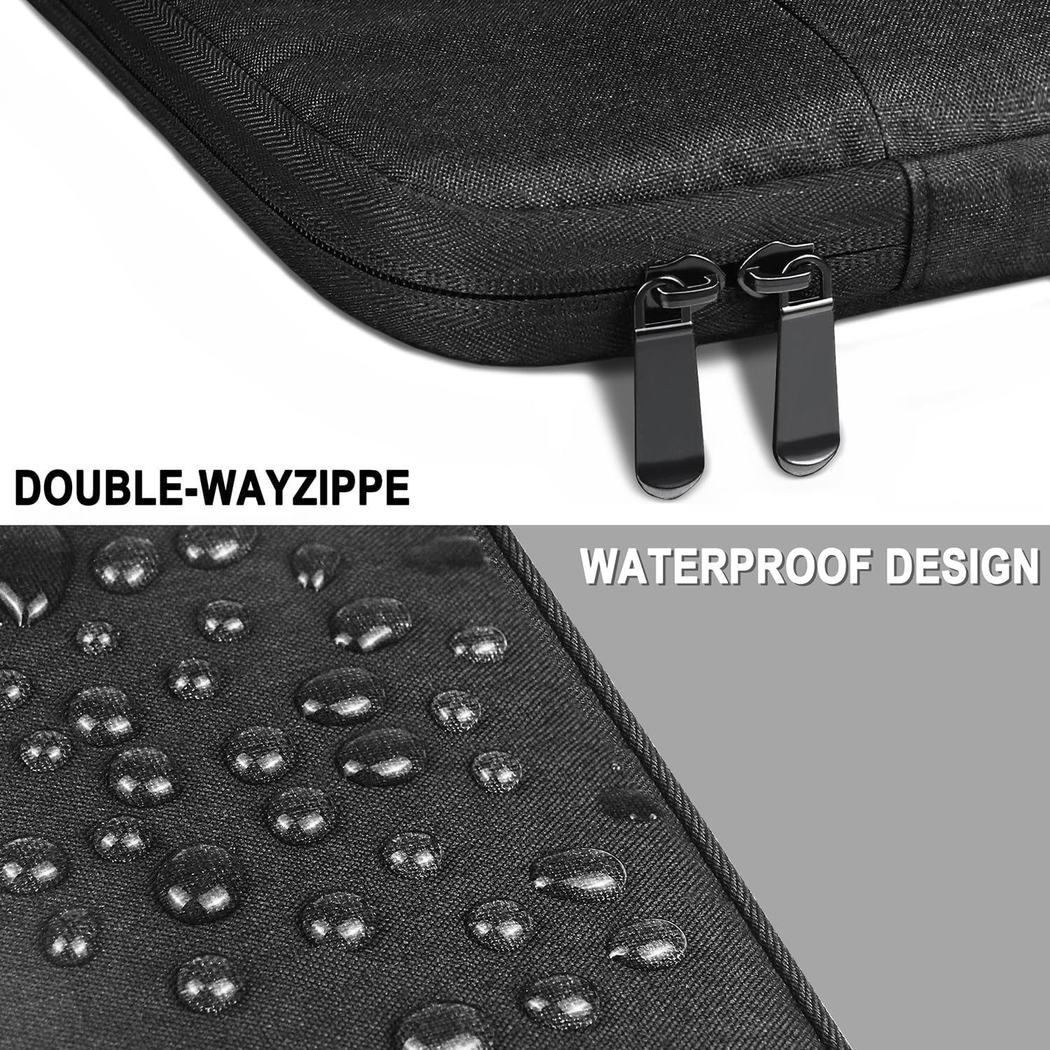 Funda para Laptop ANTERK 13.3" Negra a Prueba de Golpes
