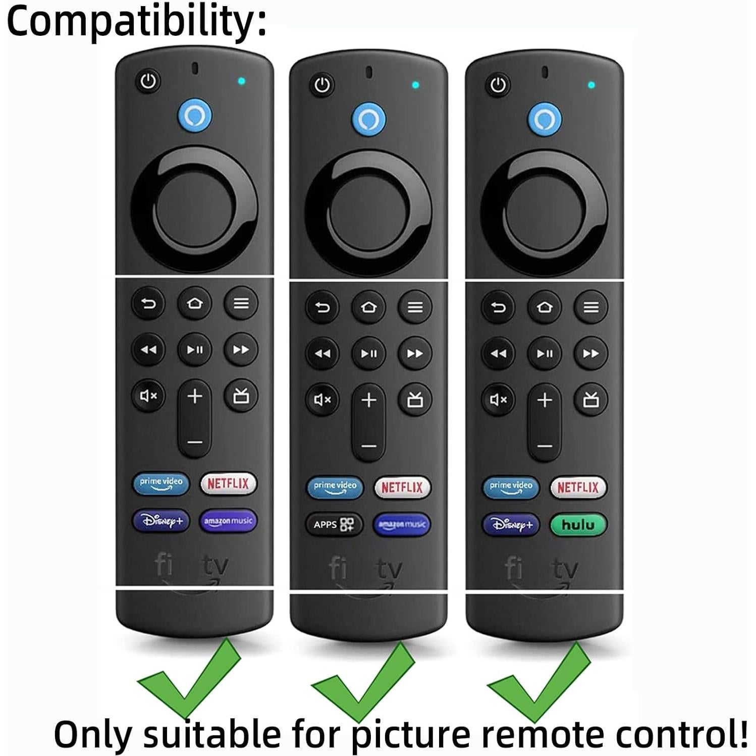 Funda de Silicona Antideslizante para Control Remoto Fire TV Stick 2021