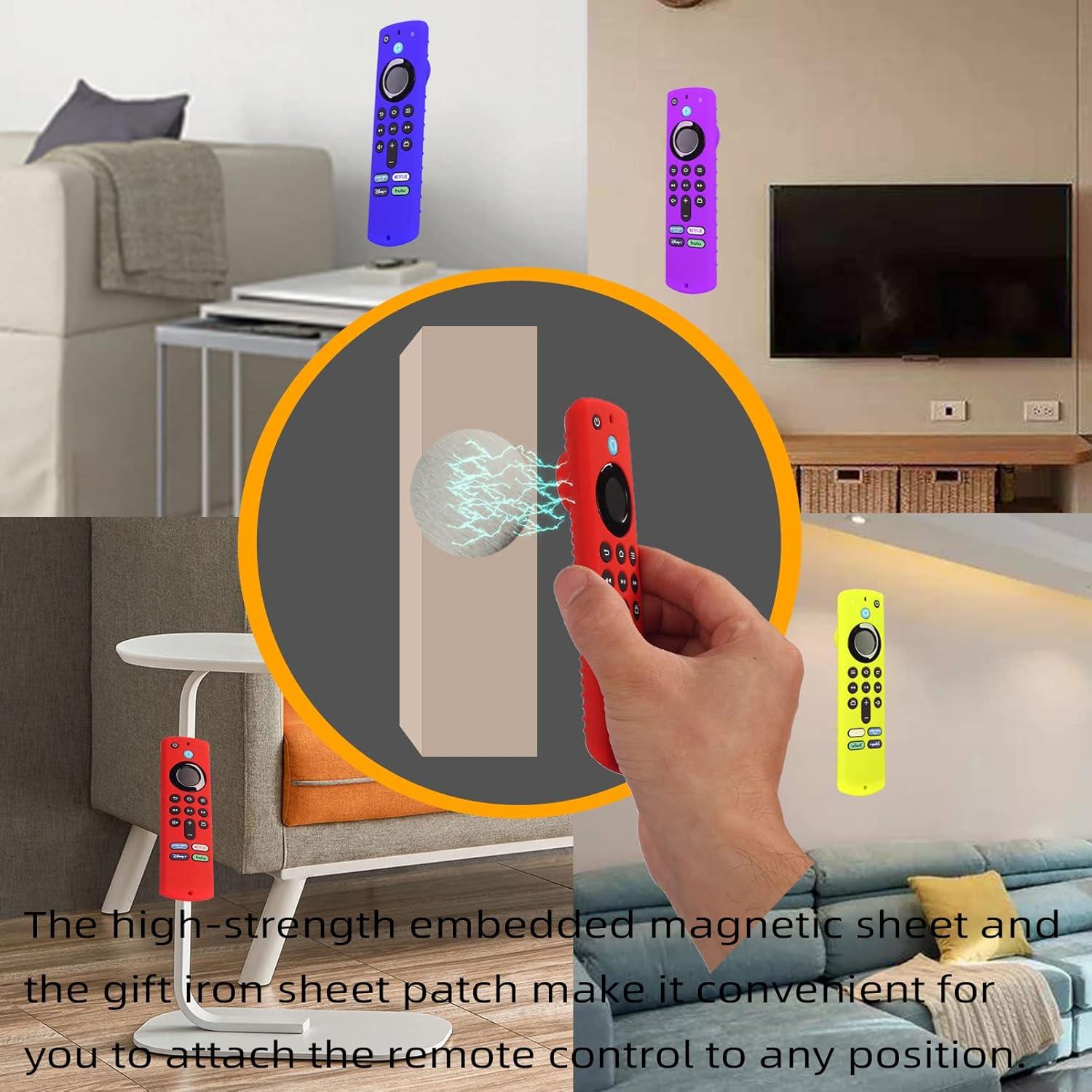 Funda de Silicona Antideslizante para Control Remoto Fire TV Stick 2021