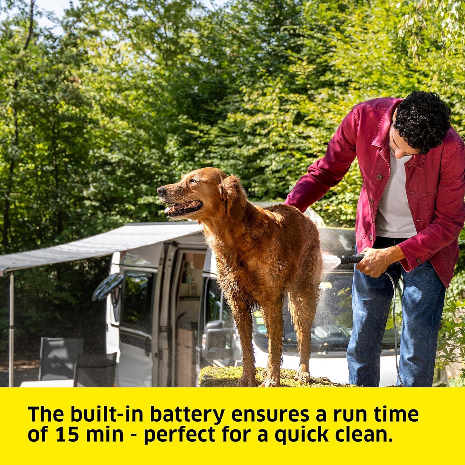 Limpiador Móvil Karcher OC 3 Plus, Batería, 7L, 72 PSI