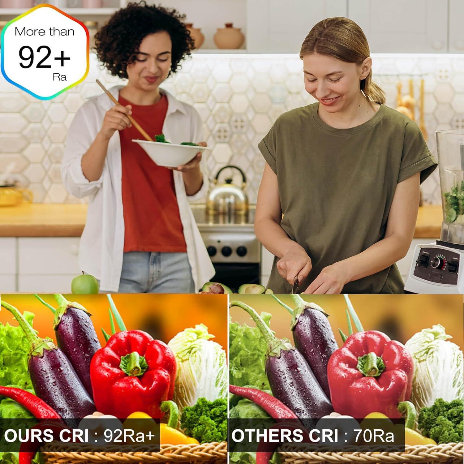 Tira de luces LED COB 5m 3000K blanca cálida LLTOP