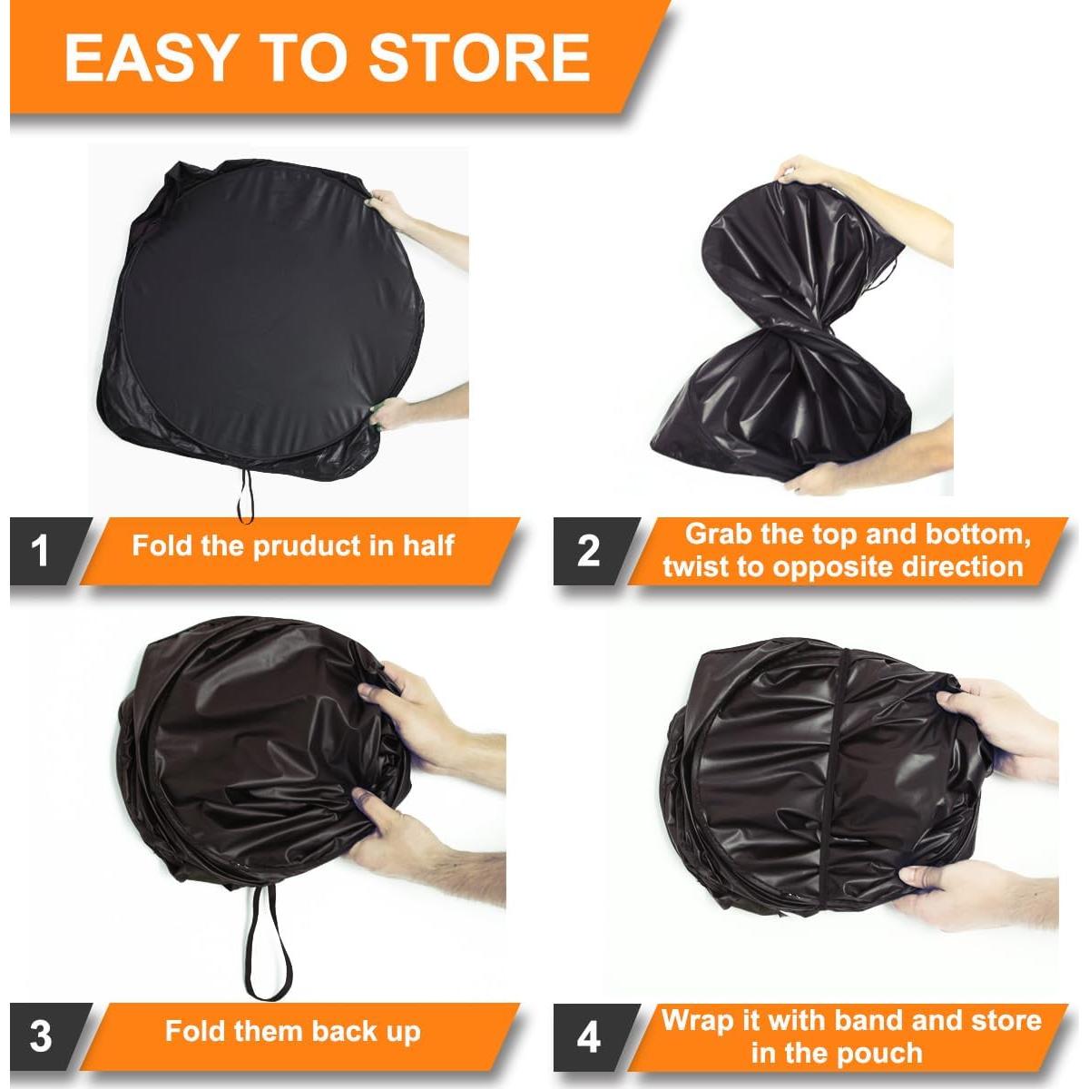 Protector Solar para Parabrisas Gven Abstracto Grande 160x85 cm