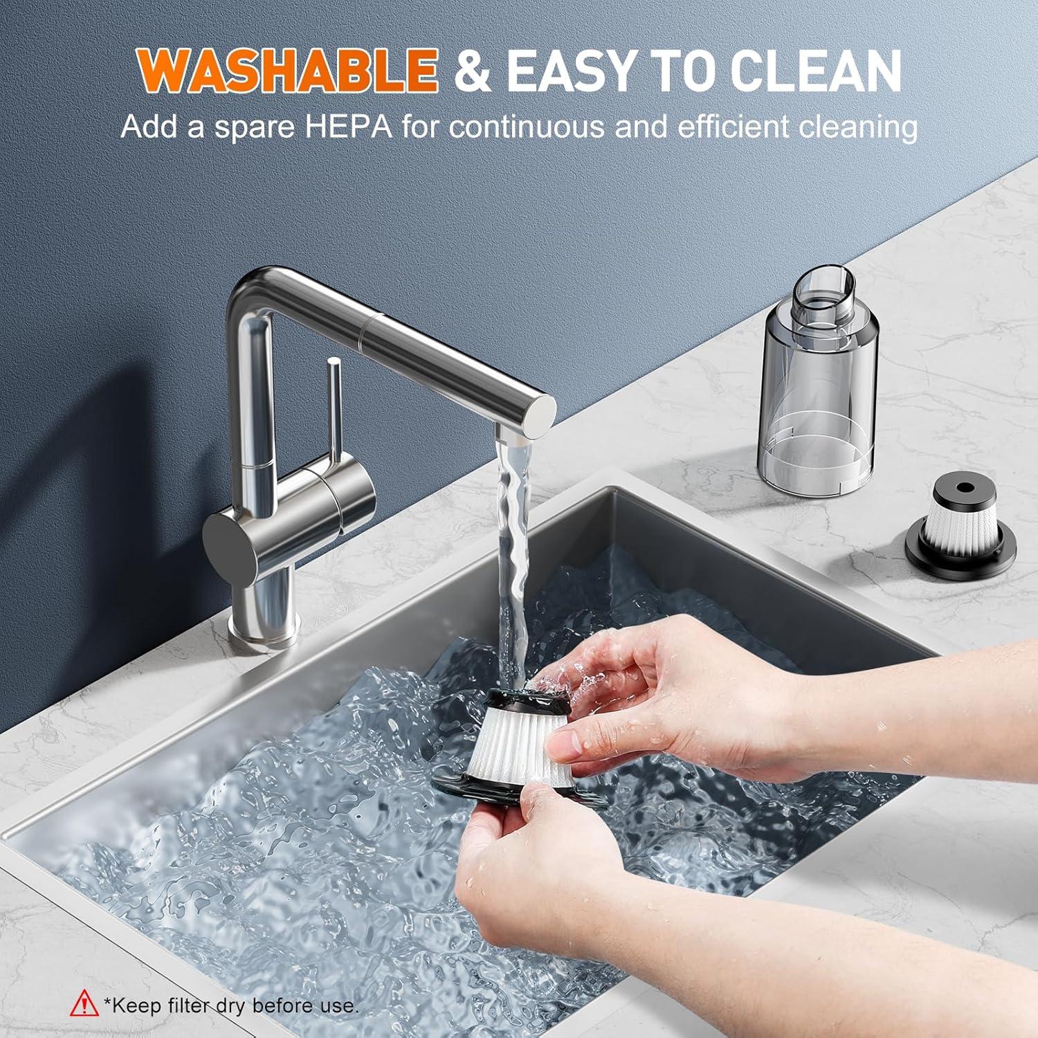 Aspiradora de Mano KMM LT-117-01 11000PA Inalámbrica 120W