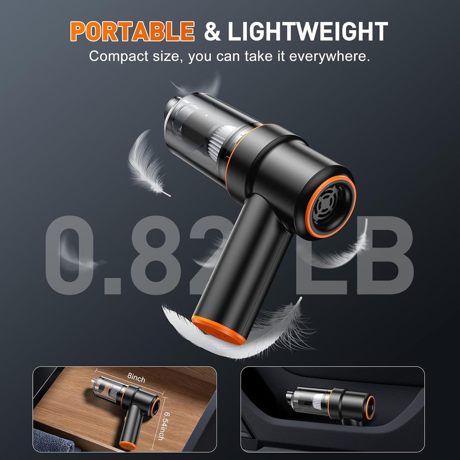 Aspiradora de Mano KMM LT-117-01 11000PA Inalámbrica 120W