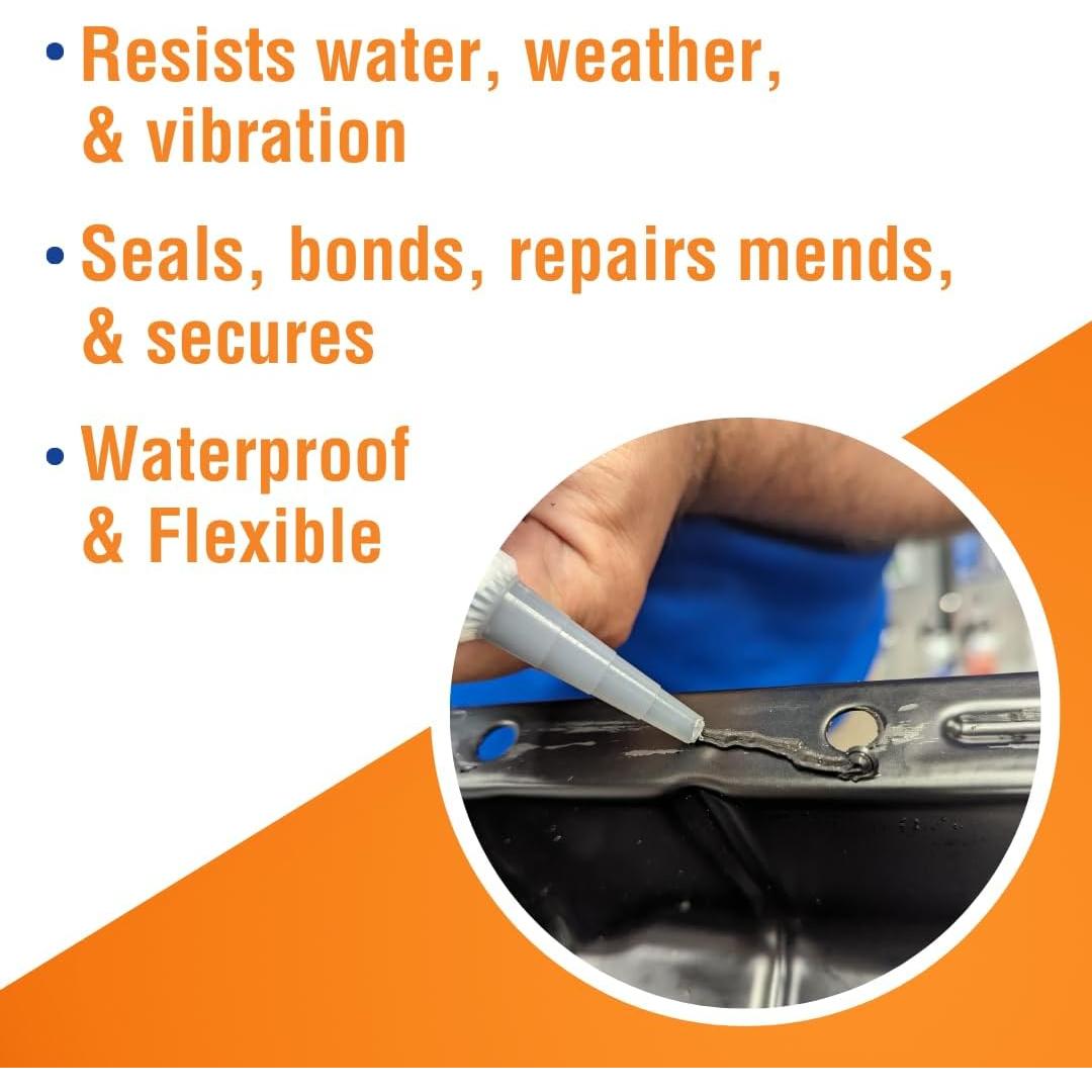 Sellador Adhesivo de Silicona Negra Permatex 85 g - RTV Multifuncional