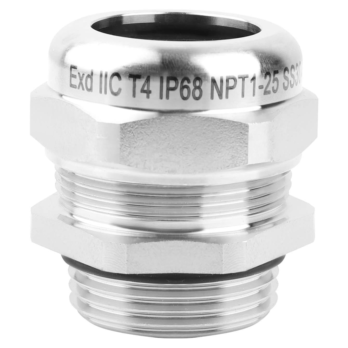 Abrazadera de Cable de Acero Inoxidable NPT 1" IP68 18-25mm