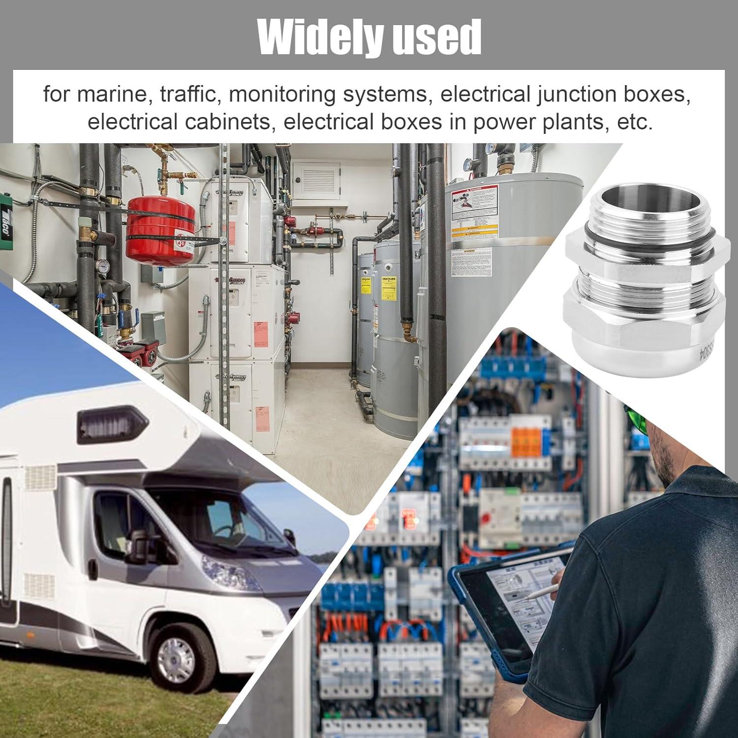 Abrazadera de Cable de Acero Inoxidable NPT 1" IP68 18-25mm