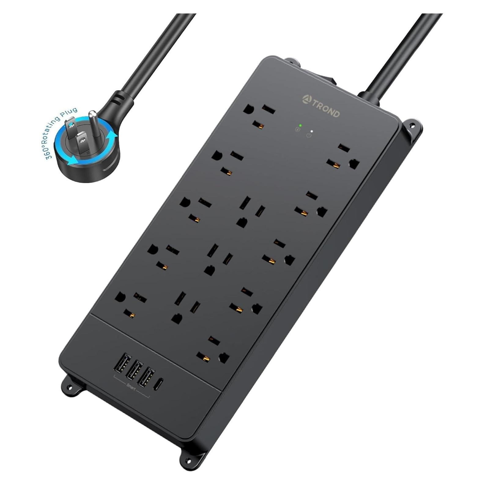 Regleta de Protección TROND Prime V 13 Salidas AC USB 4000J