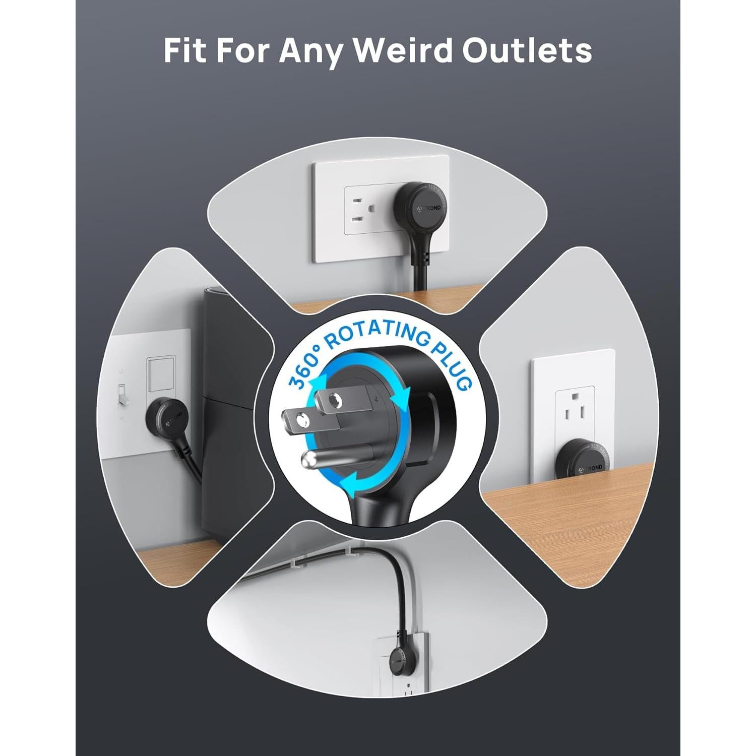 Regleta de Protección TROND Prime V 13 Salidas AC USB 4000J