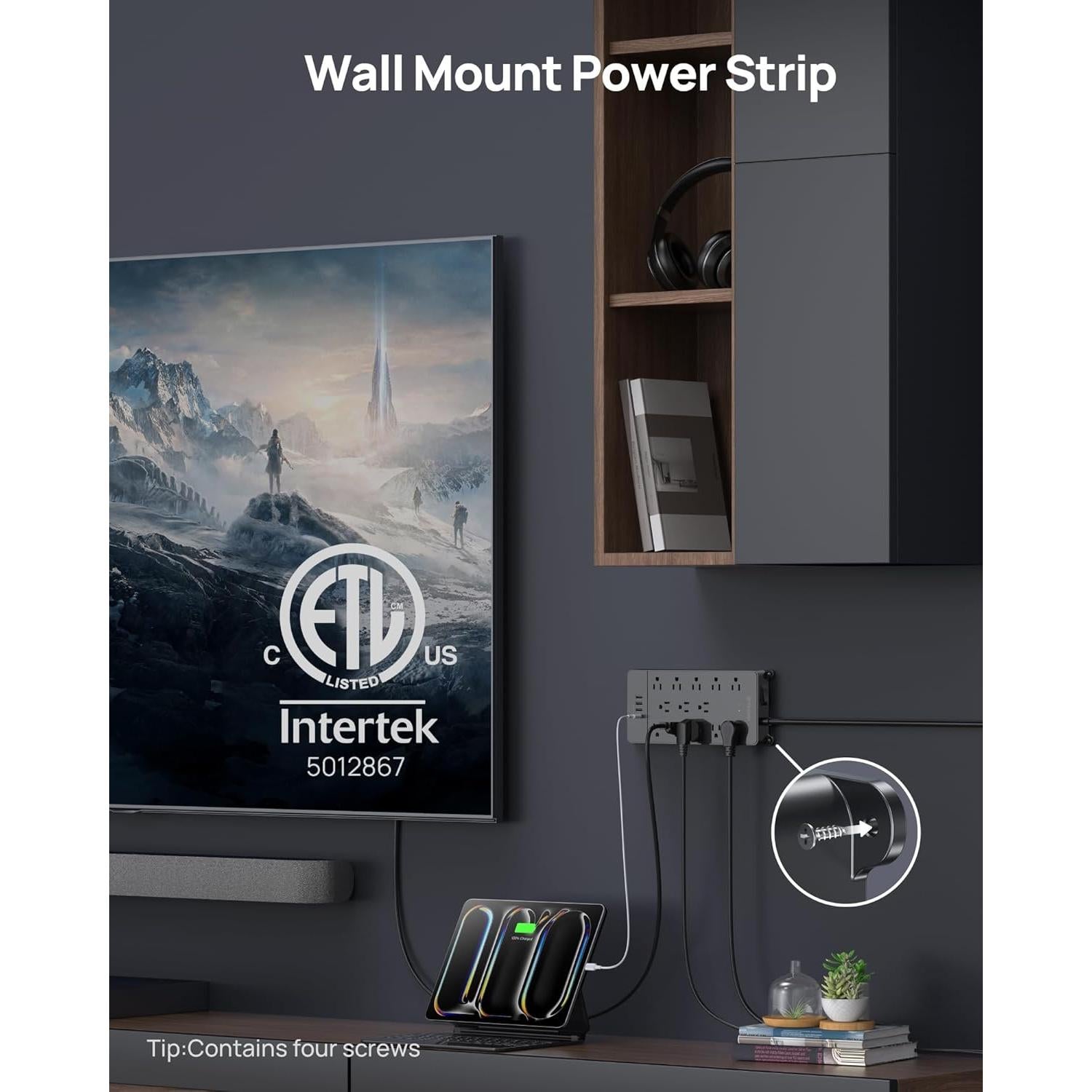 Regleta de Protección TROND Prime V 13 Salidas AC USB 4000J